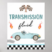 Poster Transmission Fluid Race Car Deux Anniversaire Rapi (Devant)