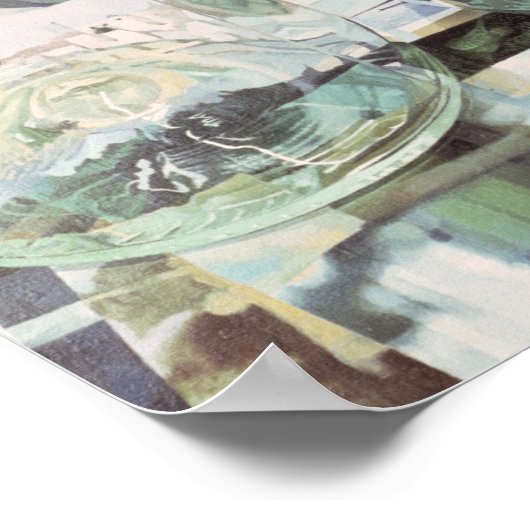 Poster Transparence verte (Coin)