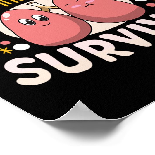 Poster Transplanter le survivant Maladie du rein Stone du (Coin)