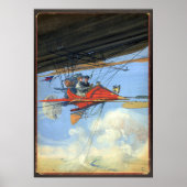 Poster Transport aérien futuriste / Harry Grant / Dart (Devant)