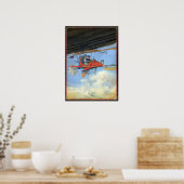 Poster Transport aérien futuriste / Harry Grant / Dart (Cuisine)