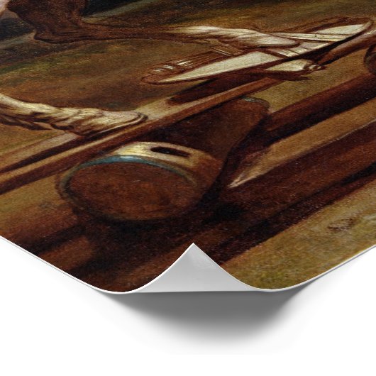 Poster Transport de la statue équestre de Louis XIV (Coin)