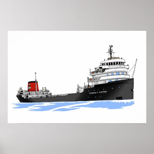 Poster Transport de marchandises des Grands Lacs Thomas F (Devant)