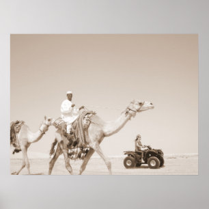 Poster transport désertique