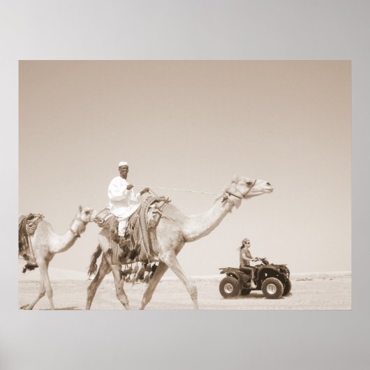 Poster transport désertique (Devant)