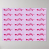 Poster Transport Fairytale ~ Papier d'enveloppement cadea (Devant)