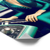 Poster Transport futuriste (Coin)