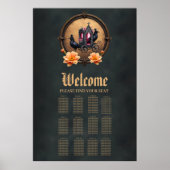 Poster Transport gothique avec Ravens et Rose. (Devant)