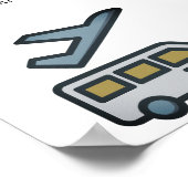 Poster Transport gratuit pour nos clients Mariages (Coin)