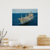 Poster Transport maritime Canal de Panama (Cuisine)