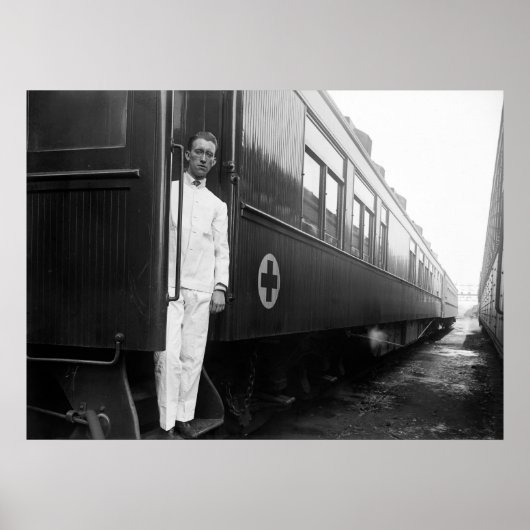 Poster Transport sanitaire : 1917 (Devant)