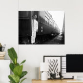 Poster Transport sanitaire : 1917 (Bureau à domicile)