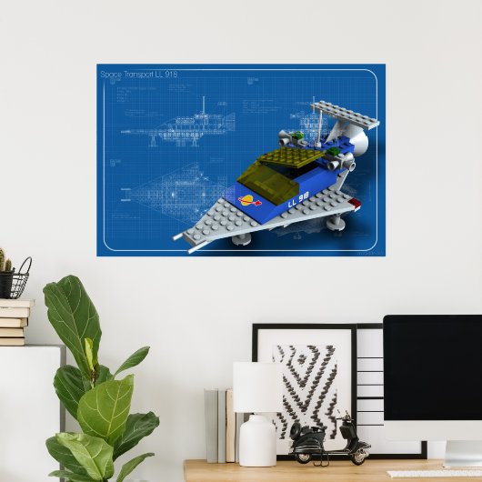 Poster Transport spatial LL 918 (Bureau à domicile)