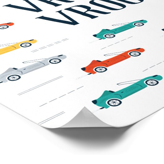 Poster Transport Vroom (Coin)