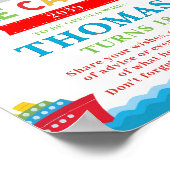 Poster Transportation 1st Birthday Activity Time Capsule (Coin)