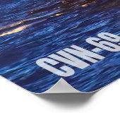 POSTER TRANSPORTEUR D'AÉRONEF AMÉRICAIN - CVN-69 (Coin)