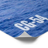 POSTER TRANSPORTEUR D'AÉRONEF AMÉRICAIN - CVN-76 (Coin)