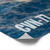 POSTER TRANSPORTEUR D'AÉRONEF AMÉRICAIN - CVN-77 (Coin)