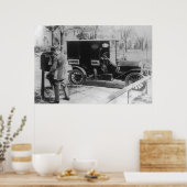 Poster Transporteur de courrier avec "United Mail" Automo (Cuisine)