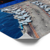 POSTER TRANSPORTEURS D'AÉRONEFS AMÉRICAINS "MONTAGE" (Coin)