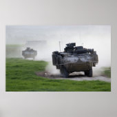 Poster Transporteurs d'infanterie Stryker (Devant)