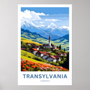 Poster Transylvanie Roumanie Imprimer Voyage