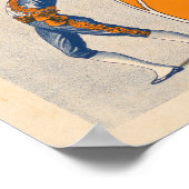 Poster Trapeze, acrobates Et Trampoline Volante (Coin)