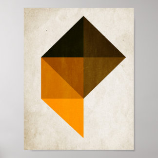 Poster Trapezoïde n° 9 - Kubistika par Boris Draschoff