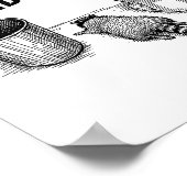 Poster Trashed Panda, Funny Drunk Raccoon, Trash Panda Hu (Coin)