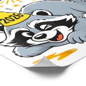 Poster Trashed Panda New Year 2026 Funny Drunk Raccoon  (Coin)