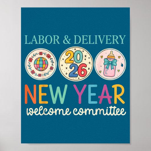 Poster Travail & Accouchement Comité de bienvenue Nou (Devant)