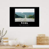 Poster Travail - c'est pourquoi vous le faites (Cuisine)