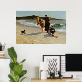 Poster Travail d'art Homer Winslow (Bureau à domicile)