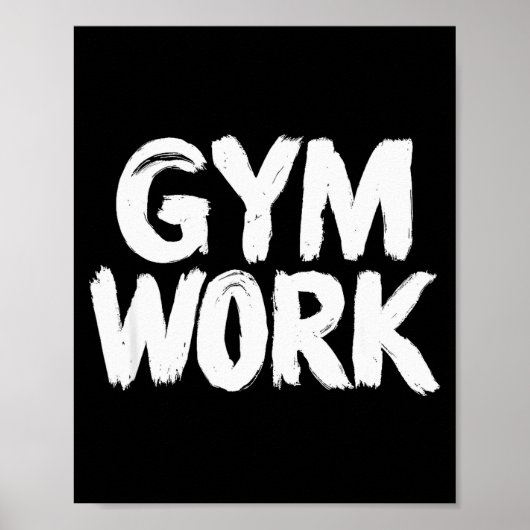 Poster Travail de gym musculation remise en forme  (Devant)