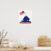 Poster Travail d'équipe (Cuisine)