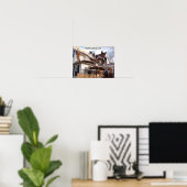 Poster Travail d'équipe (Bureau à domicile)