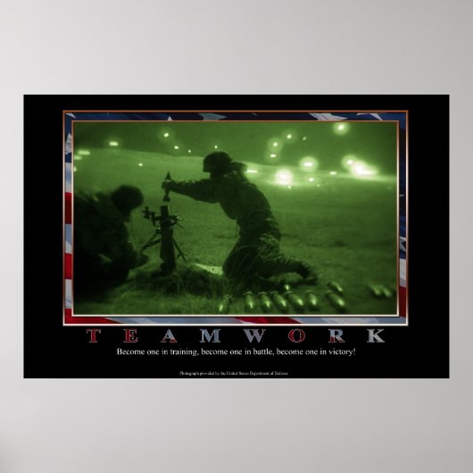 Poster Travail d'équipe II (Devant)