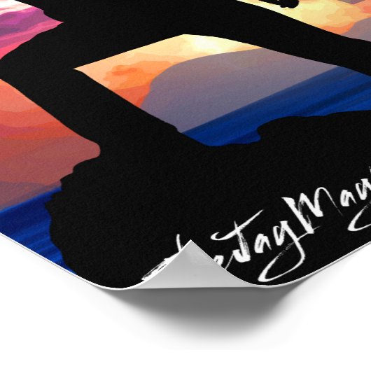 Poster "Travail dur" (Coin)