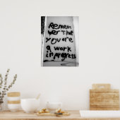 Poster Travail en cours (Cuisine)