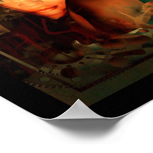 Poster Travail intérieur 70's (Coin)