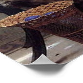 Poster "Travail interrompu" par Bouguereau (Coin)