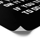 Poster travail mécanique de mots (Coin)