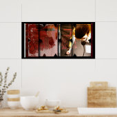 Poster Travail ouvert sur l'affiche de photomontage Open  (Cuisine)