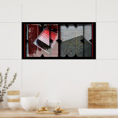 Poster Travail ouvert sur l'affiche de photomontage Open  (Cuisine)