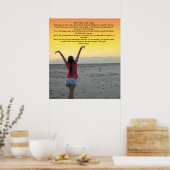 Poster Travail par Kahlil Gibran (Cuisine)