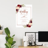 Poster Travail personnalisé 2 (Bureau à domicile)