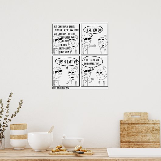 Poster Travail Sux 40 (Cuisine)