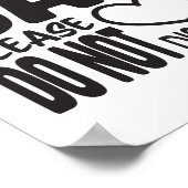 Poster Travailler à partir de la maison DAD s'il vous pla (Coin)