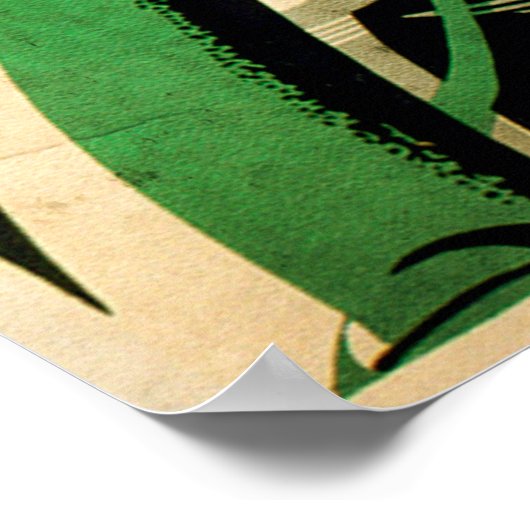 Poster Travailler avec soin (Coin)