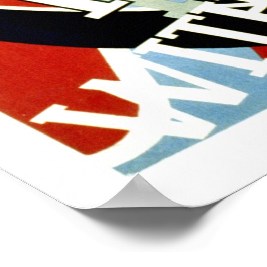 Poster Travailler avec soin (Coin)